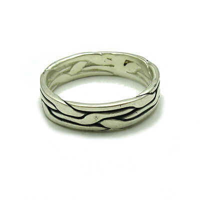 Genuine Plain Sterling Silver Ring Band Solid 925 5MM Wide Handmade Empress