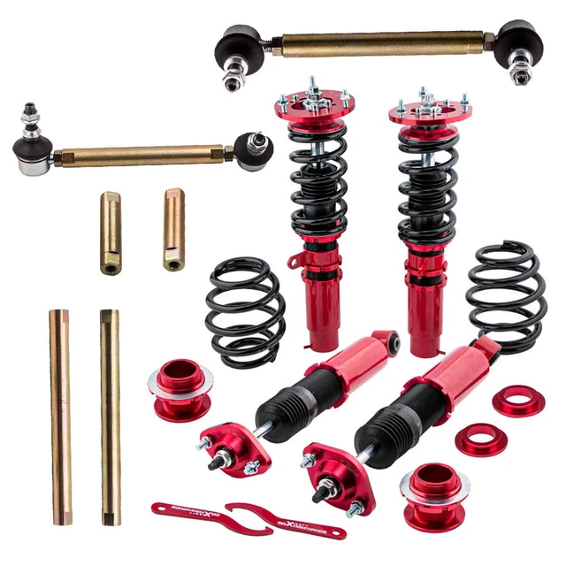 COILOVERS + FRONT Sway Bar End Links Kit For BMW E46 3 Coupe Cabriolet