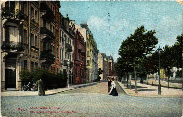 CPA AK METZ - Kaiser Wilhelm Ring - Boulevard Empereur Guillaume (455196)