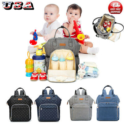 Baby Diaper Backpack Mummy Nursing Nappy Bag Large Capacity Maternity Travel Bag
