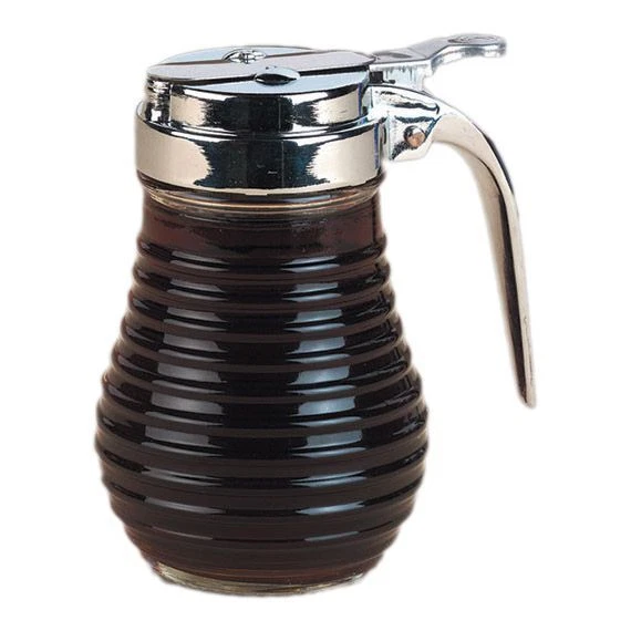 American Metalcraft BSD64 Glass 6 Oz Beehive Syrup Dispenser