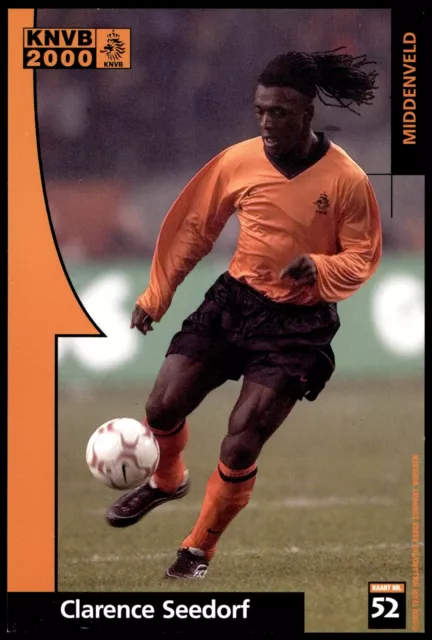 Scheda fotografica Voetbal International KNVB 2000 - Clarence Seedorf n. 52