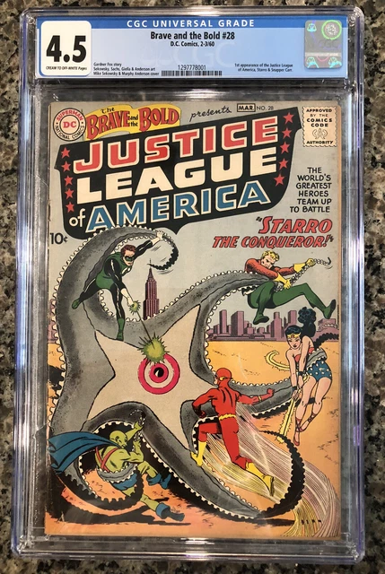 Brave and the Bold #28 CGC 4.5 1st Justice League of America Superman Batman