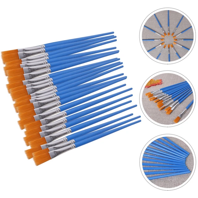 30 Pcs Studentische Pinsel Aquarellstifte Modge Podge Matt Glühende Augen Kind