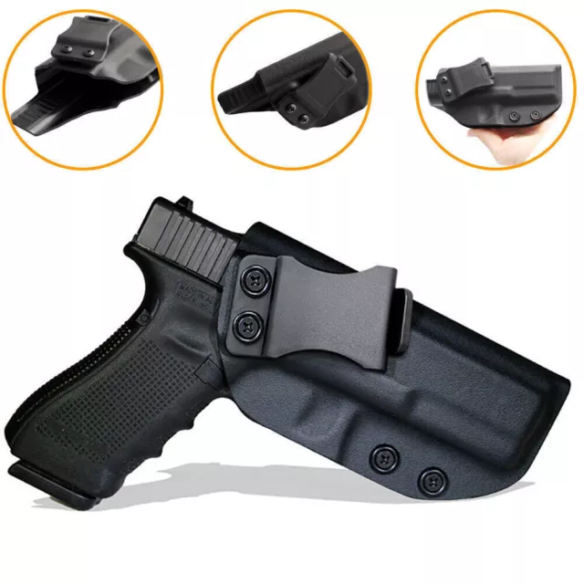 IWB Polymer Holster for Glock 17/19/22/23/26/27/31/32/33/45 Gen 1-5 Concealed