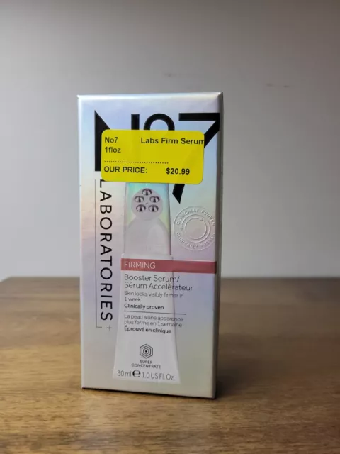 No7 Laboratories Firming Booster Serum 30ml/1.0fl.oz. New In Box
