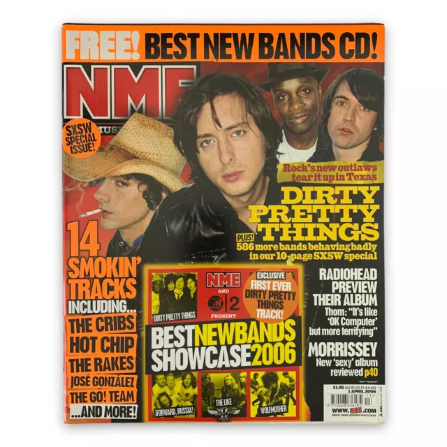 NME 1 April 2006 Dirty Pretty Things Radiohead Morrissey Arctic Monkeys Jack Whi