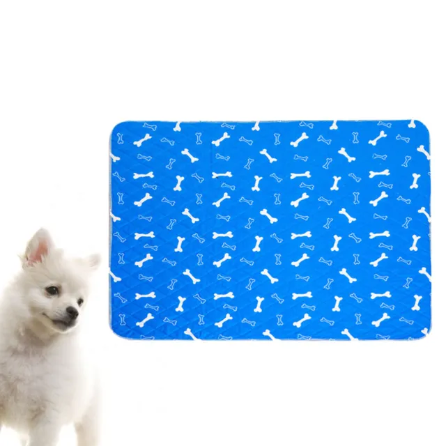 Almohadillas de orina para mascotas con impresión ósea almohadilla de entrenamiento para mascotas anti-inodoro para mascotas