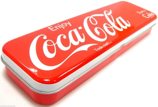 Pubblicità in latta per matite/penne COCA COLA