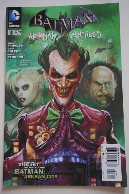 BATMAN ARKHAM UNHINGED # 3 Video Game COMIC ~ DC ~ HARLEY QUINN & JOKER Cover NM