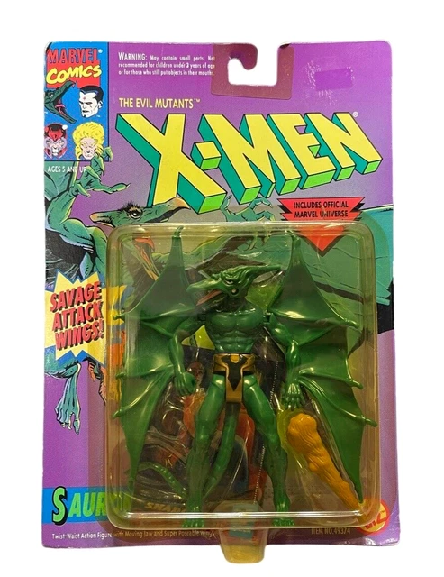 Marvel X-MEN Sauron action figure Evil Mutants TOYBIZ 1993 Damaged package VTG