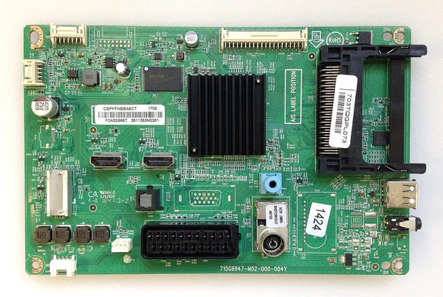 PLATINE MAIN BOARD ref 20455038 / LGESAB1 pour tv Telefunken