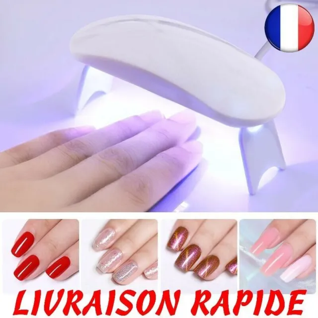 Mini lámpara LED UV de 6W, secador de esmalte de uñas, secado de Gel,...