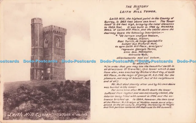 R710471 Leith Hill Tower. F. Frith. Reigate