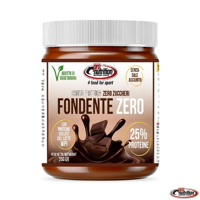 PRO NUTRITION Crema Proteica FONDENTE ZERO CRUNCHY 350g