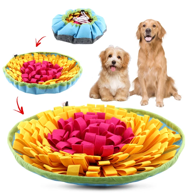 SLOW FEEDING DOG Snuffle Mat Mental Stimulation Treats Puppy Smell