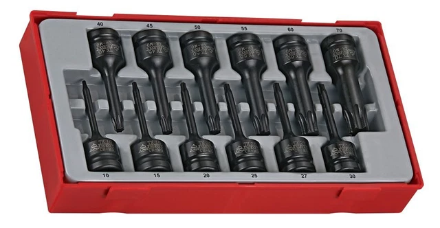 Teng Tools TT9212TX | 12 Piece 1/2" Drive Impact TX Bit Socket Set