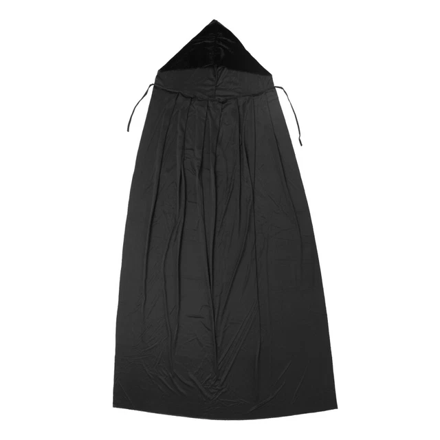 Abito da strega mago Halloween mantello con cappuccio bambino