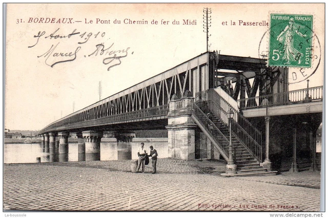 33 BORDEAUX ---- le pont du chemin de fer du midi