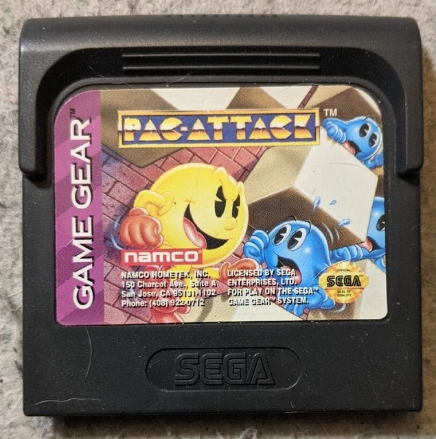 PAC-ATTACK SEGA GENESIS Complete W/ Manual CIB Namco Tested