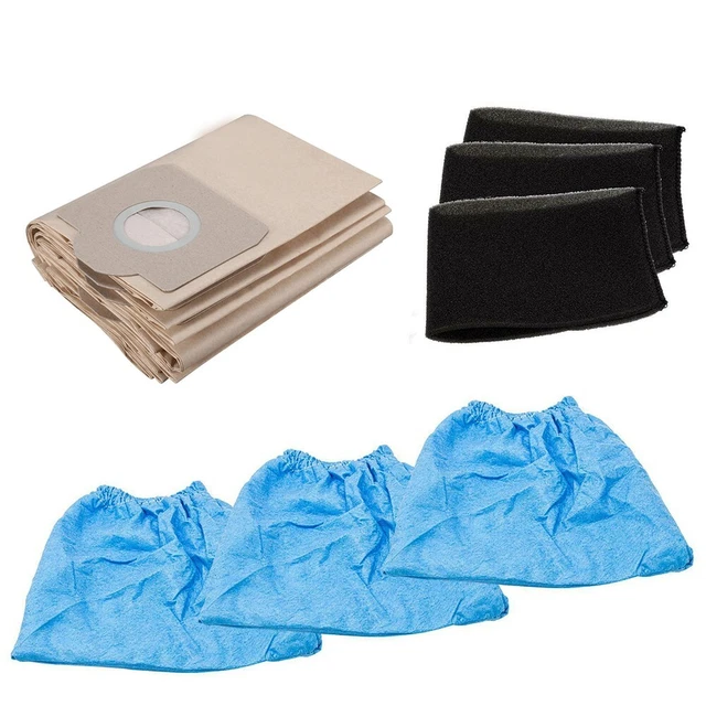 Sacs Filtrants Microflies Pour Aspirateur Einhell TH-VC 1930 SA - Lot De 5 - Non-tissé Haute Capacité