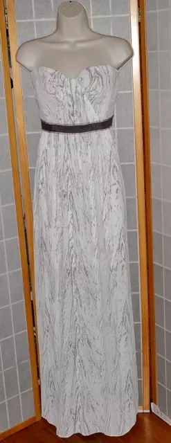 BCBG MAXAZRIA Amber Strapless Gardnia $398 Prom~Evening Gown Dress Sz. 4