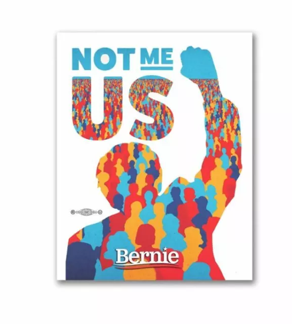 Bernie Sanders 2020 For President Not Me US Bumper Sticker Decal