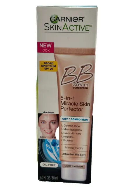 Garnier Skin Active BB Cream Miracle Skin Perfector Combo to Oily Light/Medium
