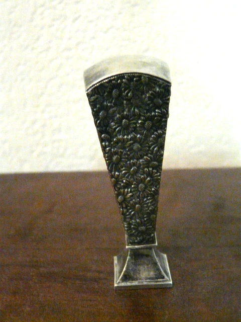 Ancien Sceau A Cachet A Billet Doux-Argent Massif-Art Nouveau-Poincon Sanglier