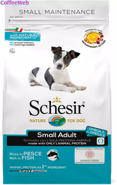 , Cibo Secco per Cani Adulti Di Piccola Taglia Linea Mantenimento Al Gusto Pesce