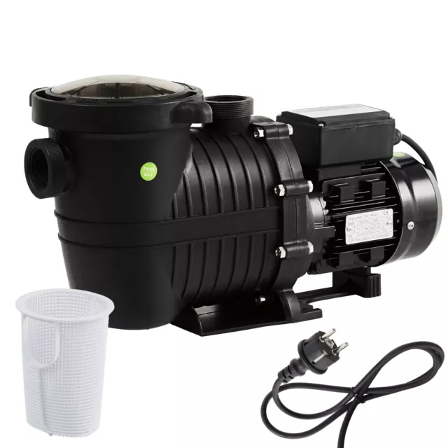 AREBOS Swimming Pool Pump Circulation Pump Pool Pump Filter Pump 800W 15.000 l/h