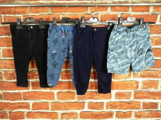 Baby Boy Bundle Age 12-18 Months Next Zara Etc Trousers Shorts Cargo Summer 86Cm