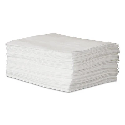 SPC Env Oil Sorbents-Contractor Grade, Absorbs 53 gal, 3 1/2 in x 3 1/2 in Brady