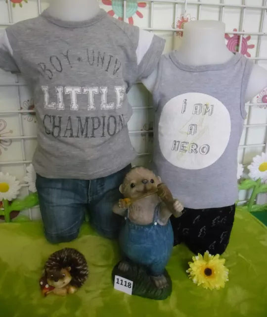 vêtements garçon 2 ans,bermuda jean,tee-shirt,ensemble coton