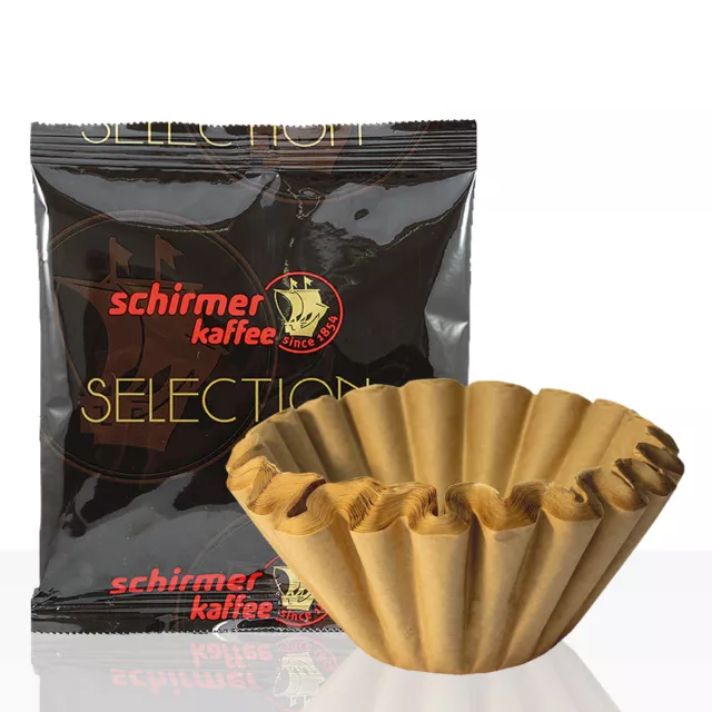 Schirmer Selection Casino 42 x 70g Kaffee gemahlen + 50 Korbfilter, Servicepaket