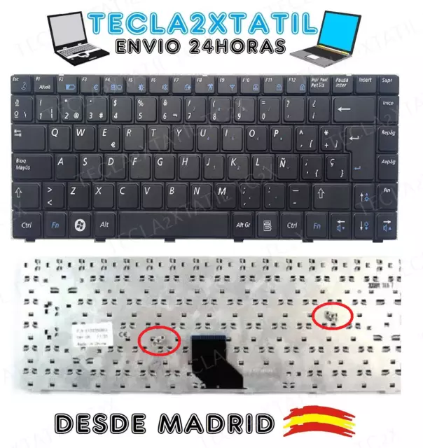 Teclado Español Para Portatil Samsung Np-R522-Js03Es Np-R522-Js03Pl Negro Nuevo