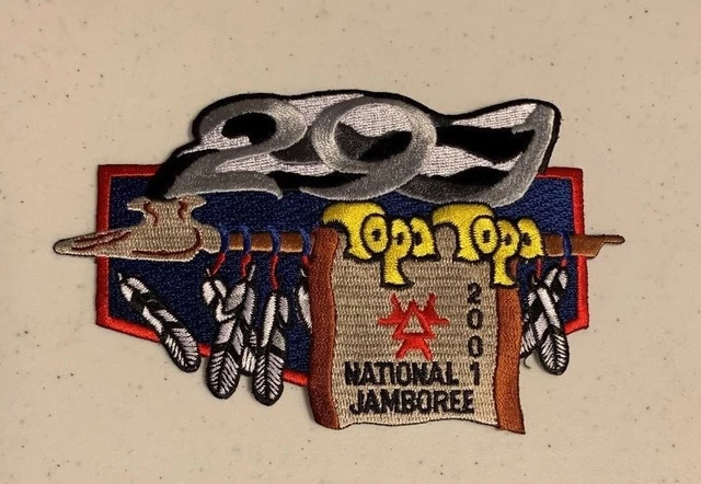 OA Topa Topa Lodge 291   2001 National Jamboree Flap S78 Ventura County Council