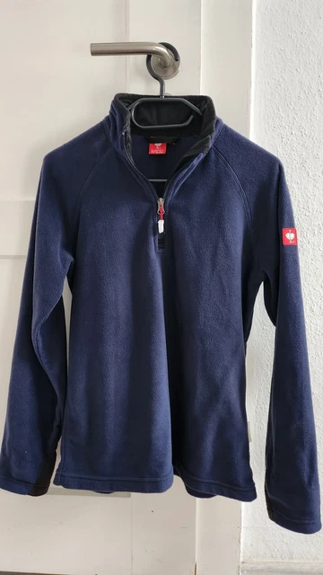 Fleece Pullover, Troyer  Engelbert Strauß blau, neuwertig Gr. M