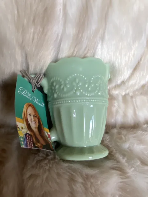 NWT-The Pioneer Woman Timeless Beauty Jade Color Creamer Only Vintage Style.