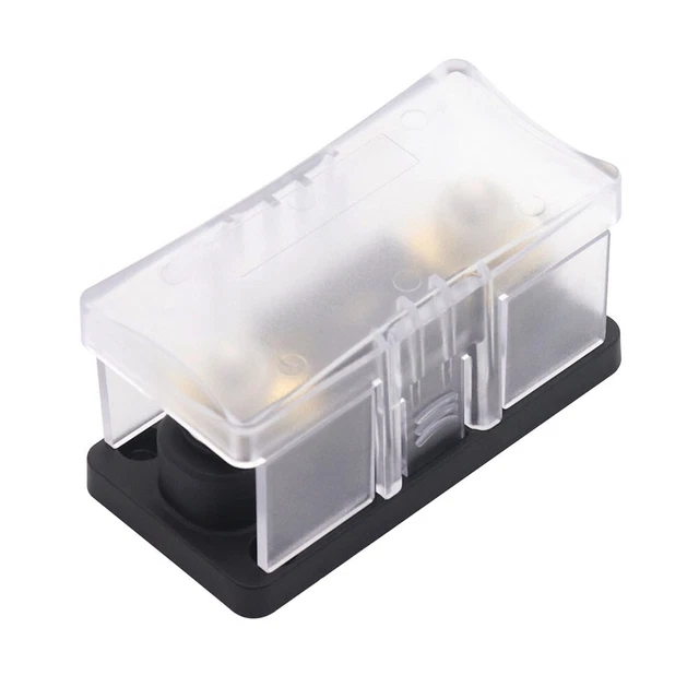 ANL Fuse Holder With LED Indicator Light M8+ANLFuse With-Iinsulating-Cover-32VDC