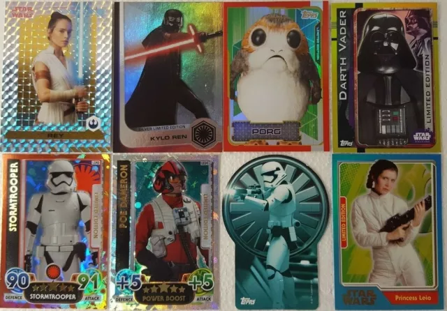 STAR WARS Limited Edition Card SINGLES UK 2015 - 2019