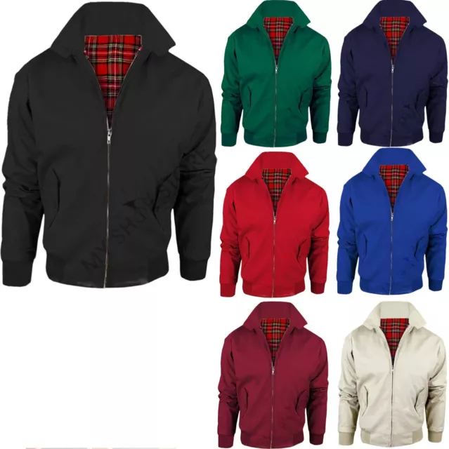 Harrington Jacket Adults Unisex Mens Ladies Womens Vintage Classic Retro Scooter