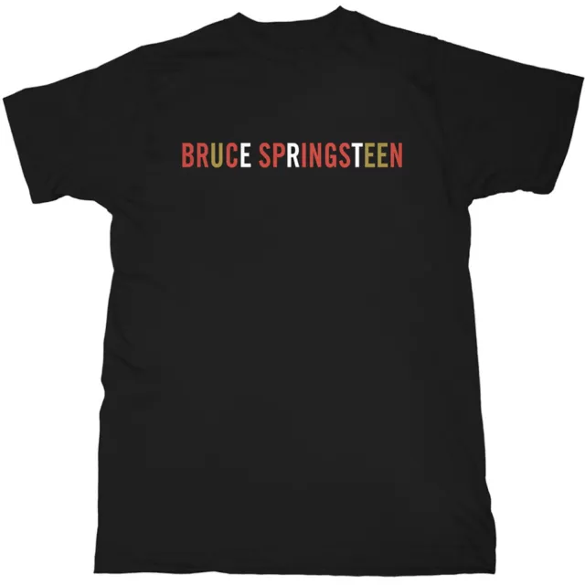 Bruce Springsteen Logo Black T-Shirt - OFFICIAL