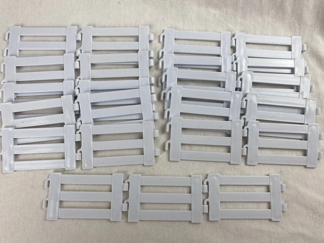 White Fence Replacement Farm Vintage Lot of 23 Pieces-1 7/8 “ By 3 1/2 “