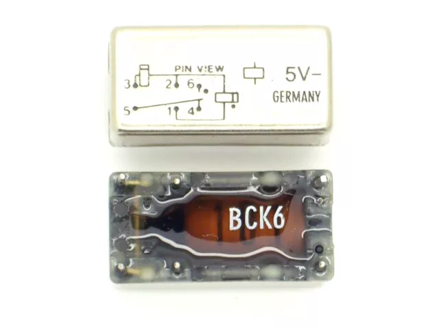 1x Bistabil-Relais 5V- VDC,max.60W,1xUM,SIEMENS V23040-B0101-B201 (Miniatur)5R66