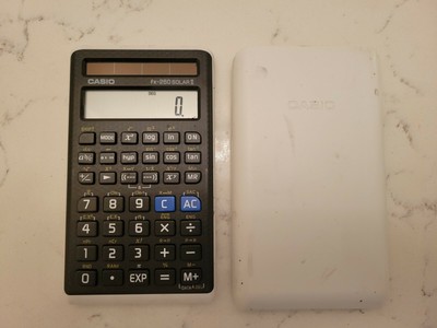 Casio Scientific Solar Ii Fx 260 Fraction With Slide Case Calculator 11 72 Picclick Uk