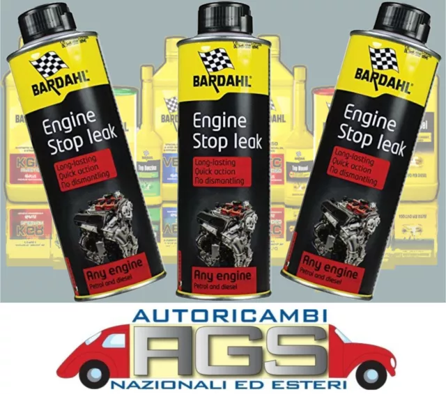 300ML BARDAHL ENGINE STOP LEAK Trattamento Additivo Perdite Olio Motore 300ML