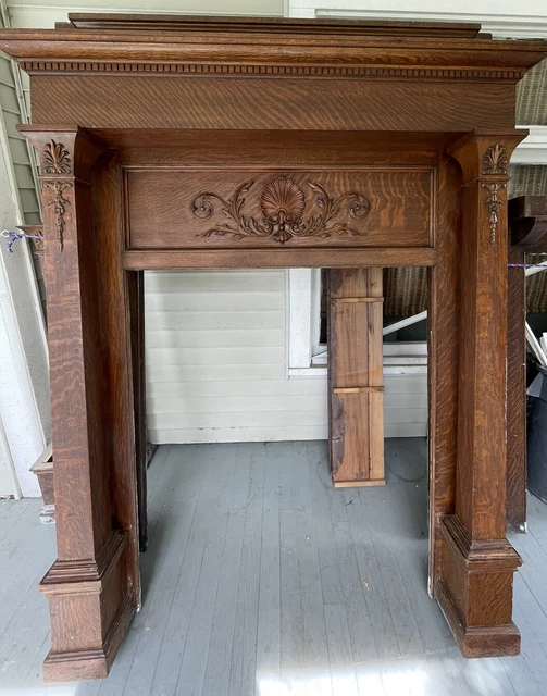 fireplace mantel