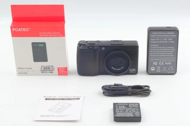 [Near MINT] SH 877 RICOH GR DIGITAL II 10.1MP Digital Camera Black From JAPAN 2