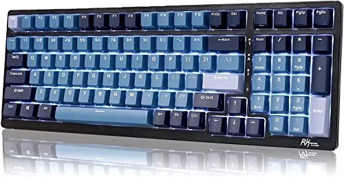 RK98 Wireless Mechanical Keyboard Triple Mode 2.4G/BT5.1/USB-C 100 Keys Hot S...